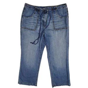 Talbots Beachy Lightweight Drawstring Jeans